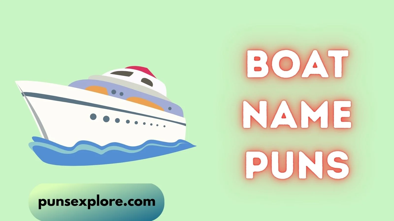 boat name puns